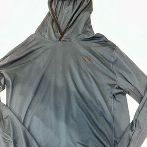 North face Gray Hooded Sweatshirt